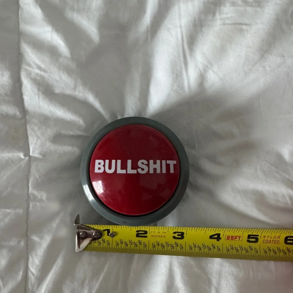 Bullshit Button – The Official Hilarious BS Button with Sound Effects